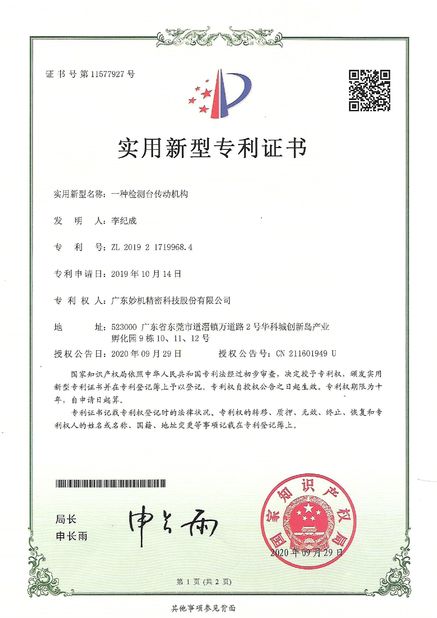 চীন Leader Precision Instrument Co., Ltd সার্টিফিকেশন